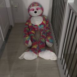 Giant 6 Foot 6 Rainbow Sloth