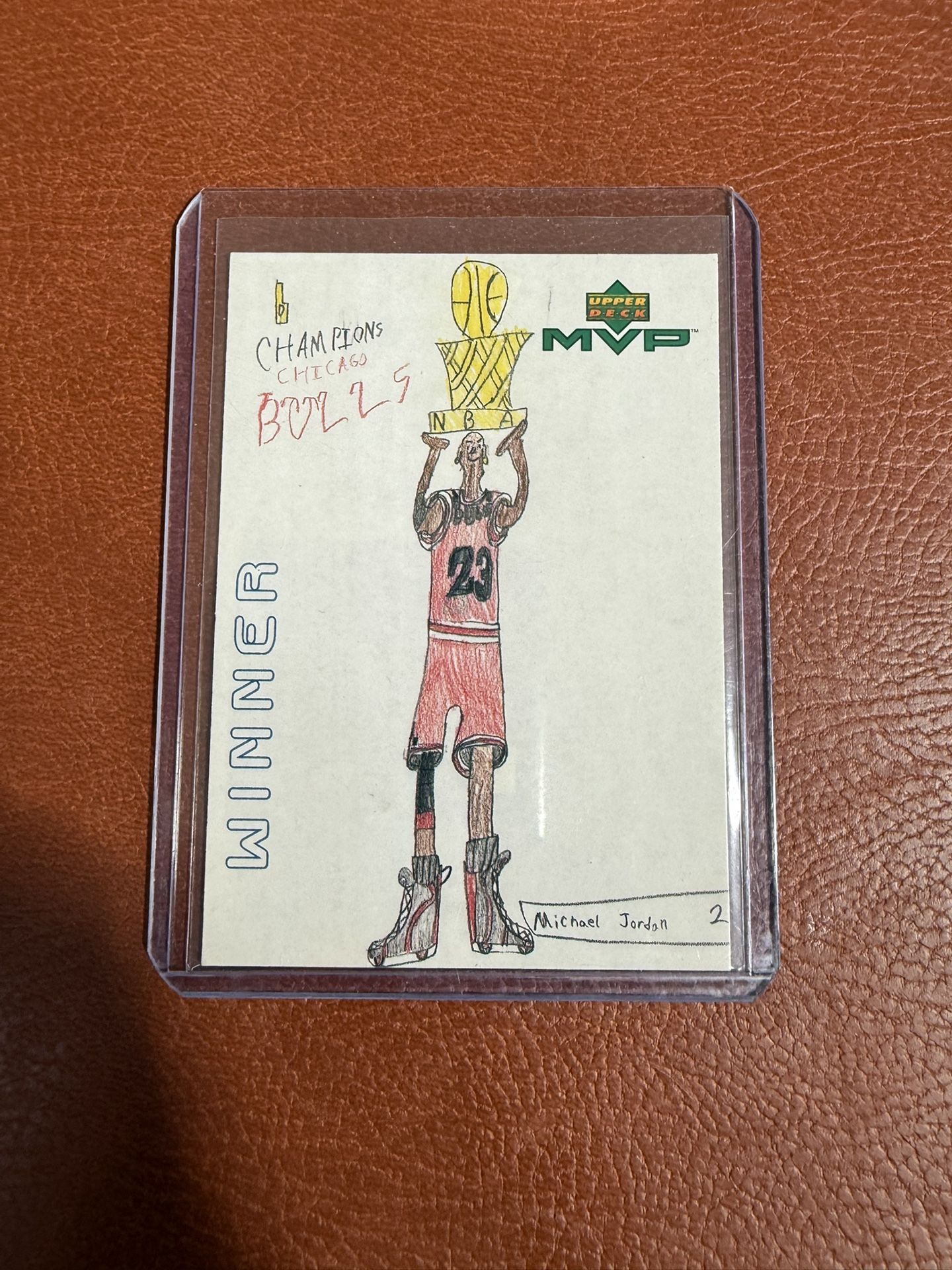 1999-00 Upper Deck MVP Draw Your Own Card Winner Michael Jordan #W6