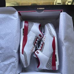Jordan 3 Cardinal Red