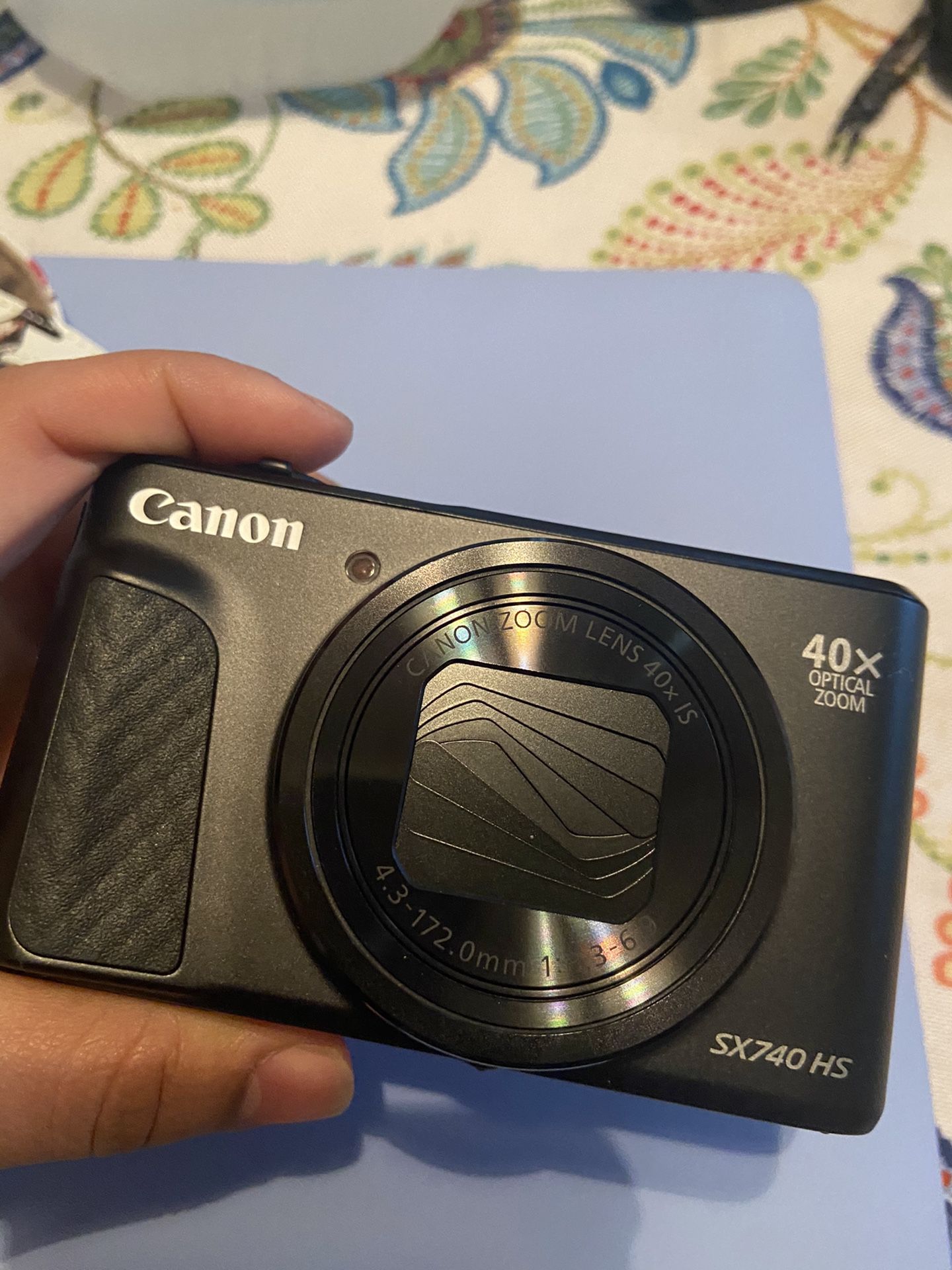 Canon 40x optical zoom digital camera.