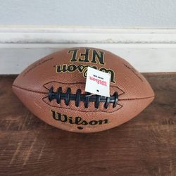 New Wilson NFL Official Size Leather Football 