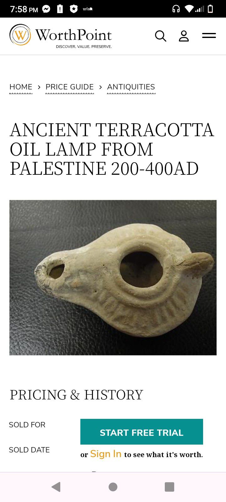 Oil Lamp 200-400 Ad