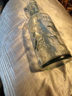 32 oz glass drinking botte Original Series Extra Large Glass Bottles w/ White Lids, 32 oz