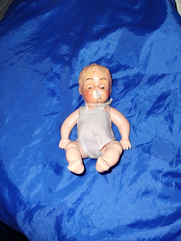50s Vintage Baby Box 6 Inch Doll