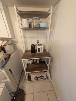 Microwave cart apartment size