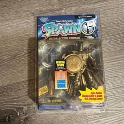 1996 MEDIEVAL SPAWN GOLD SPECIAL EDITION MCFARLANE TOYS ACTION FIGURE