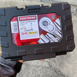 Craftsman 10pc 3/8in Socket Wrench Set