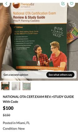 NATIONAL OTA CERT.EXAM REV.+STUDY GUIDE With Code