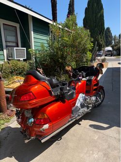 Honda Goldwing with matching trailer