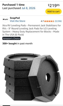 RV Snap Pads 9”