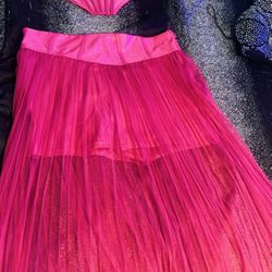 Two Piece Hot Pink Outfit 