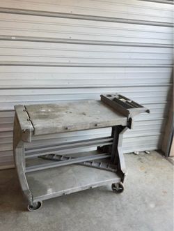 Heavy Duty Utility Service Cart Rolling Tool Cart w/ Organizer & Storage Shelf