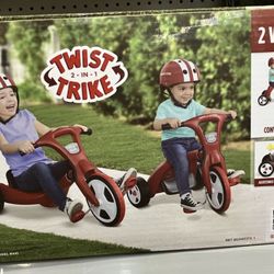Children's Twist Trike Ride on Tricycles Bike Boys and Girls Indoor/Outdoor US