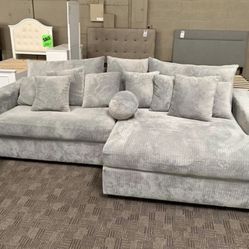Big Soft Grey Sectional