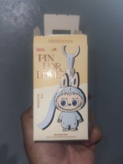 Pin For Love Labubu Keychain