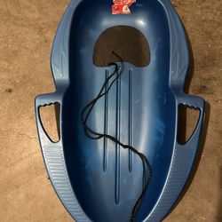 Plastic Sport Winter Snow Sled Board w/ Pull Rope, 2