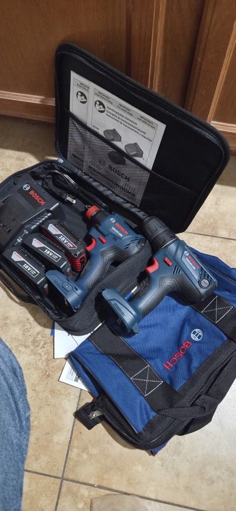 New Bosch 18v Impact Driver And Drill