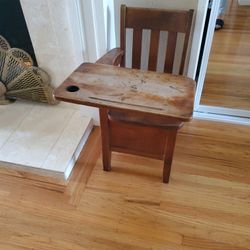 Antique Children's Classroom Desk