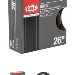 Brand New 26" Bell Solid No- Inflate Bicycle Inner Tube ( I Have 2) Price For 1
