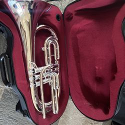 New Silver Marching Baritone 