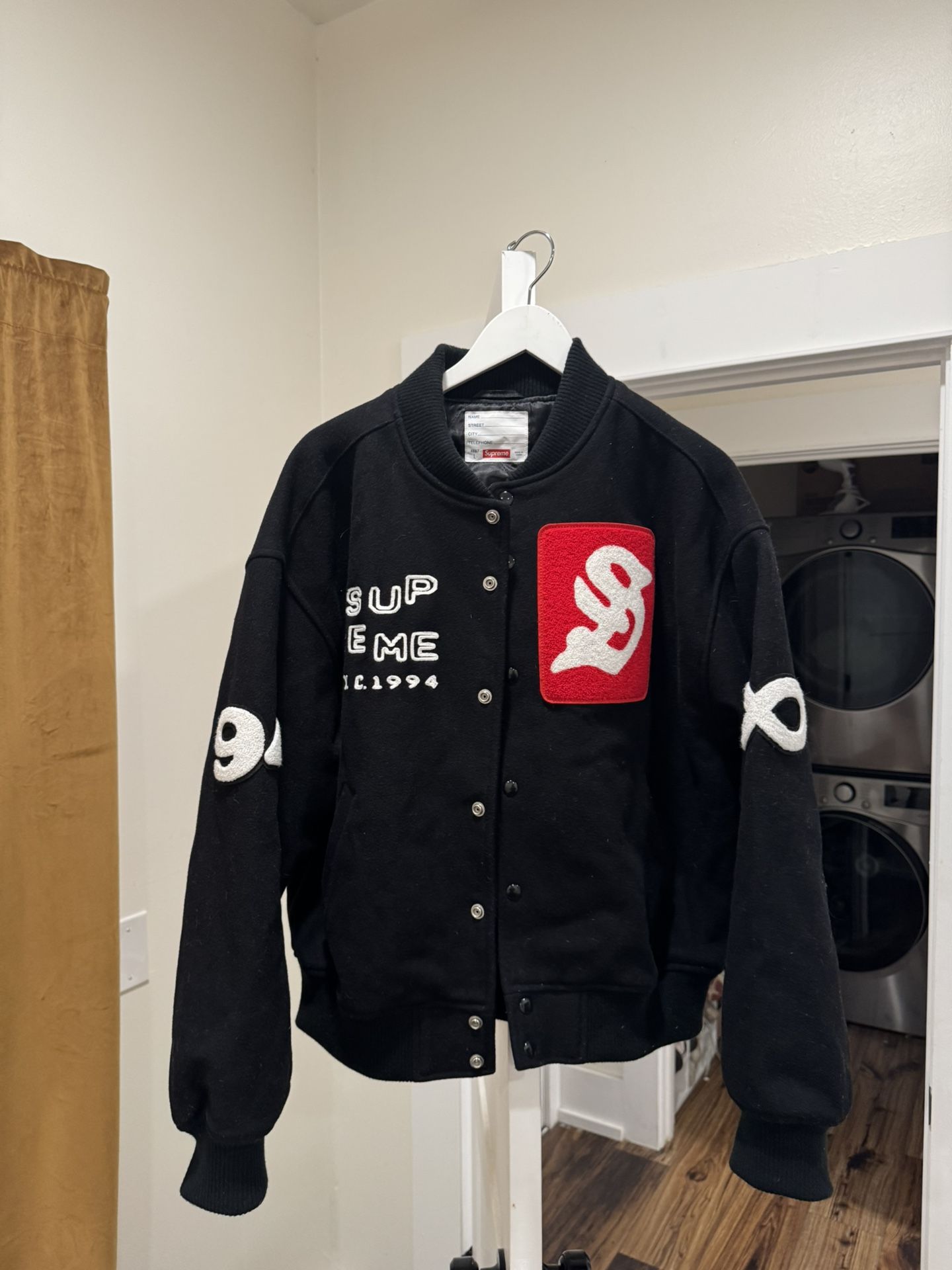 Supreme New York Varsity Jacket