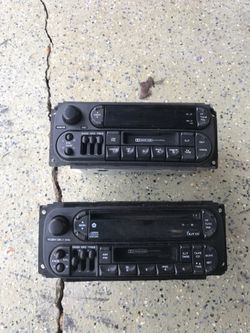 Car stereo. Dodge factory.