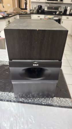 RCA Sub Woofer Speaker Dual Driver Super Woofer Model: RT2500 - TESTED & WORKS!!