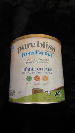 Pure bliss Irish farms infant formula