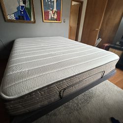 Adjustable Queen Bed Frame and Mattress