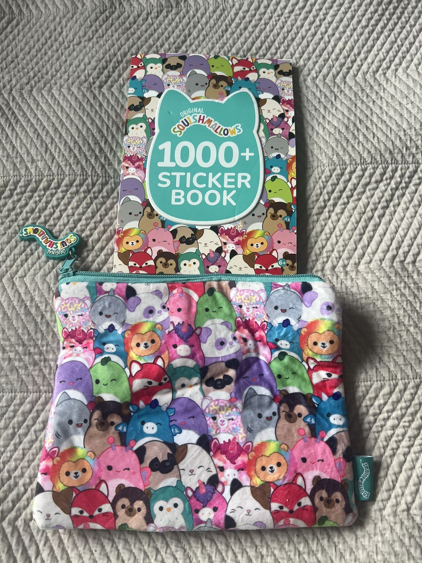 Squishmallow Sticker And Pouch