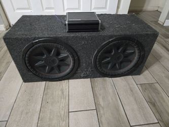Kicker subs and amp