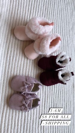 baby girl shoe lot all for $8