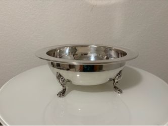 Vintage Footed Serving Bowl Modern Shape