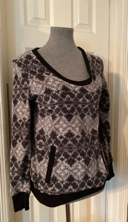 Donna Karan New York fleece top