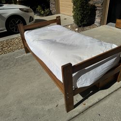 Twin Size Bed Frame With 3 Drawers