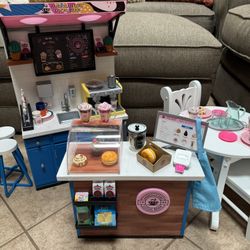 American Girl Doll Coffee Shop & Accessories