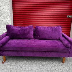 Modern Velvet Purple Sofa * FREE DELIVERY 🚚 