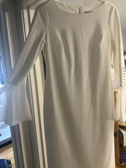 White Calvin Klein Dress