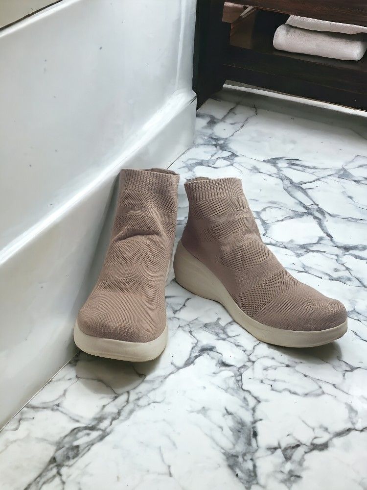 Brash Sock Sneaker With Built-in Platform