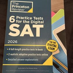 2026 Princeton Review 6 Practice Tests for SAT