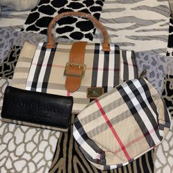 Burberry Bag Set