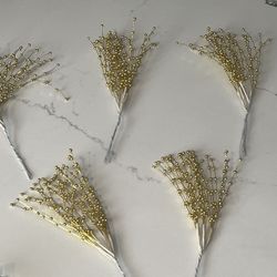 Gold Stemmed Accent Twigs 