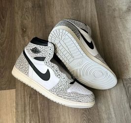 Jordan 1 white cement size 12.5