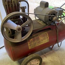 Sears Twin Cylinder Air Compressor 