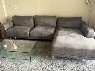 Gray Living Spaces Couch