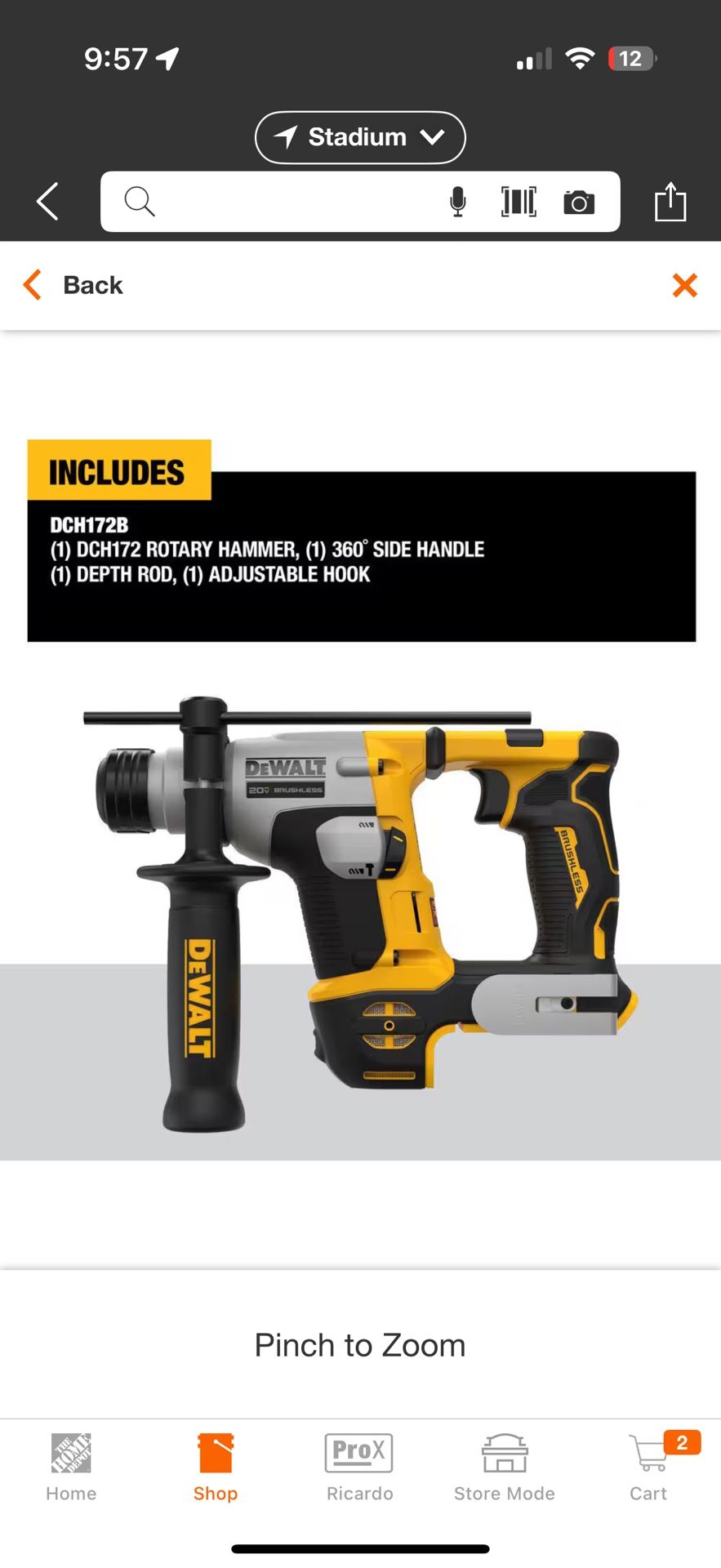 Dewalt Hammer Dril (only Tools)