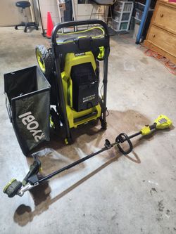 Ryobi 40v brushless lawnmower.