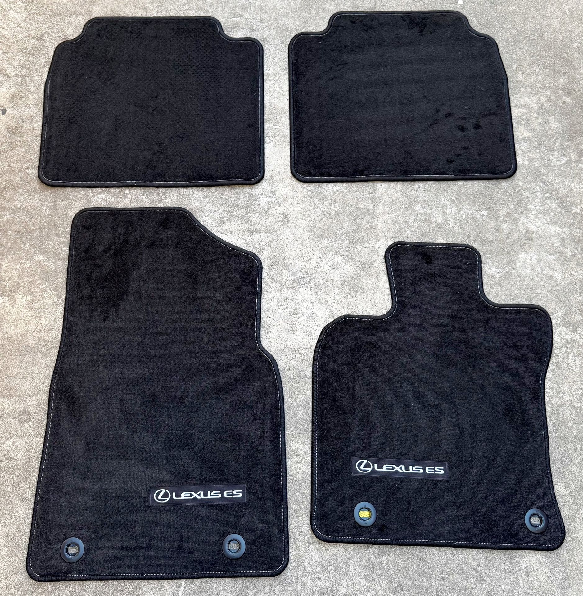 Lexus ES350 ES300H FWD 2019-2022Genuine Black Carpet Floor MatsPT(contact info removed)4-20