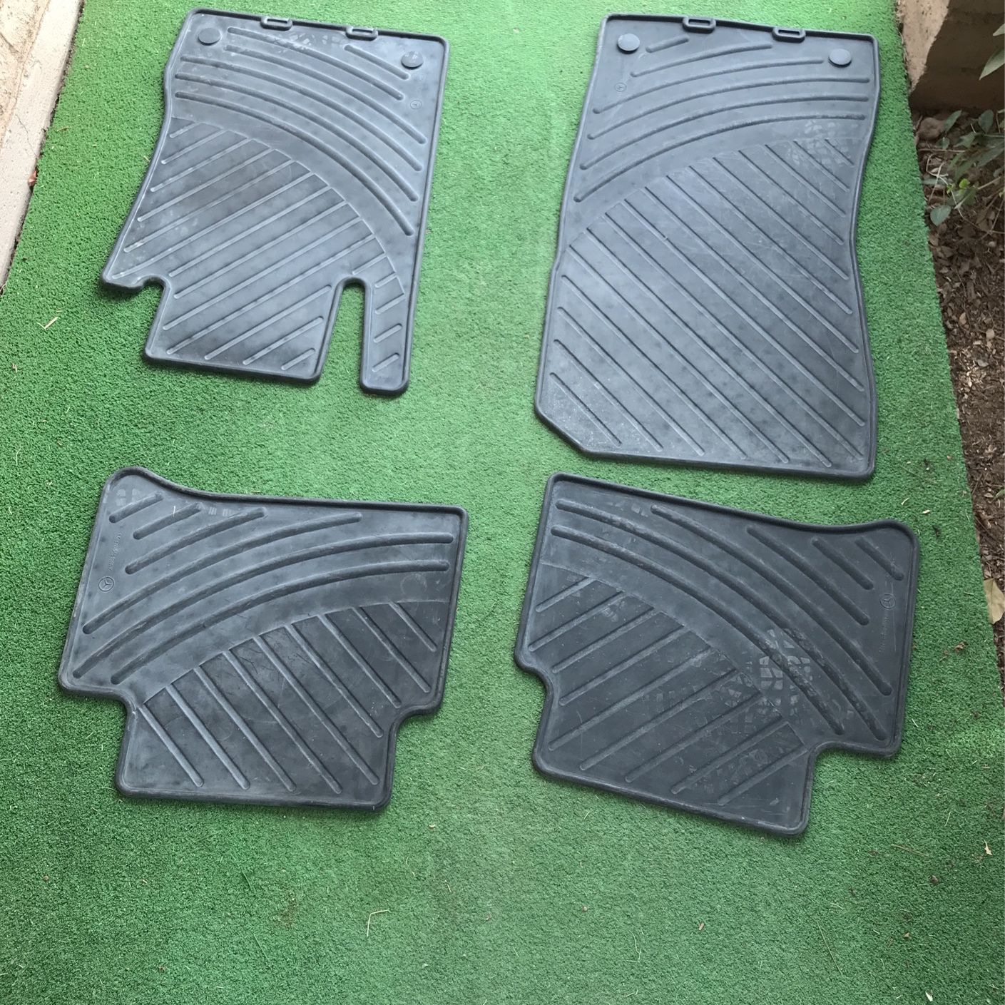 OEM Mercedes All Weather rubber floor mats