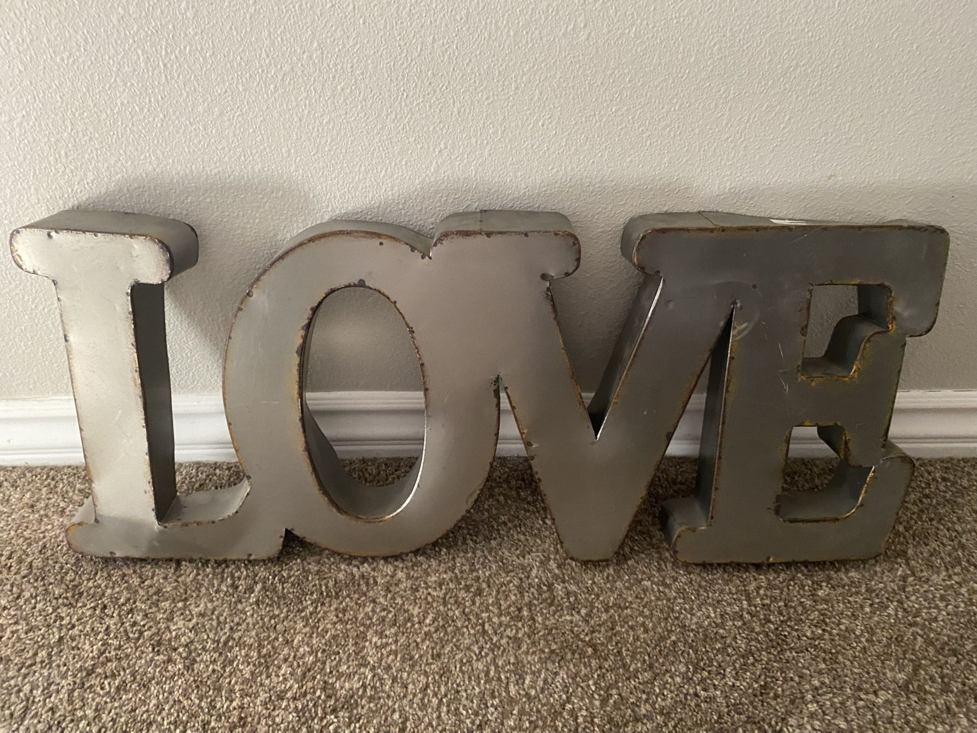 Big Love Metal Sign